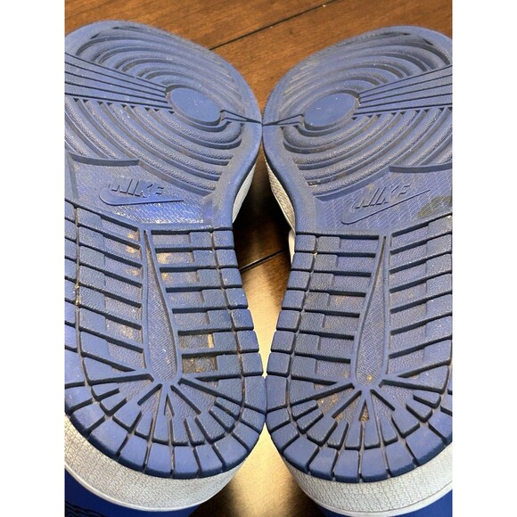 Nike‎ Air Jordan 1 Low Royal Toe CQ9446-400 US 11 Blue Black Sneakers - Picture 9 of 9